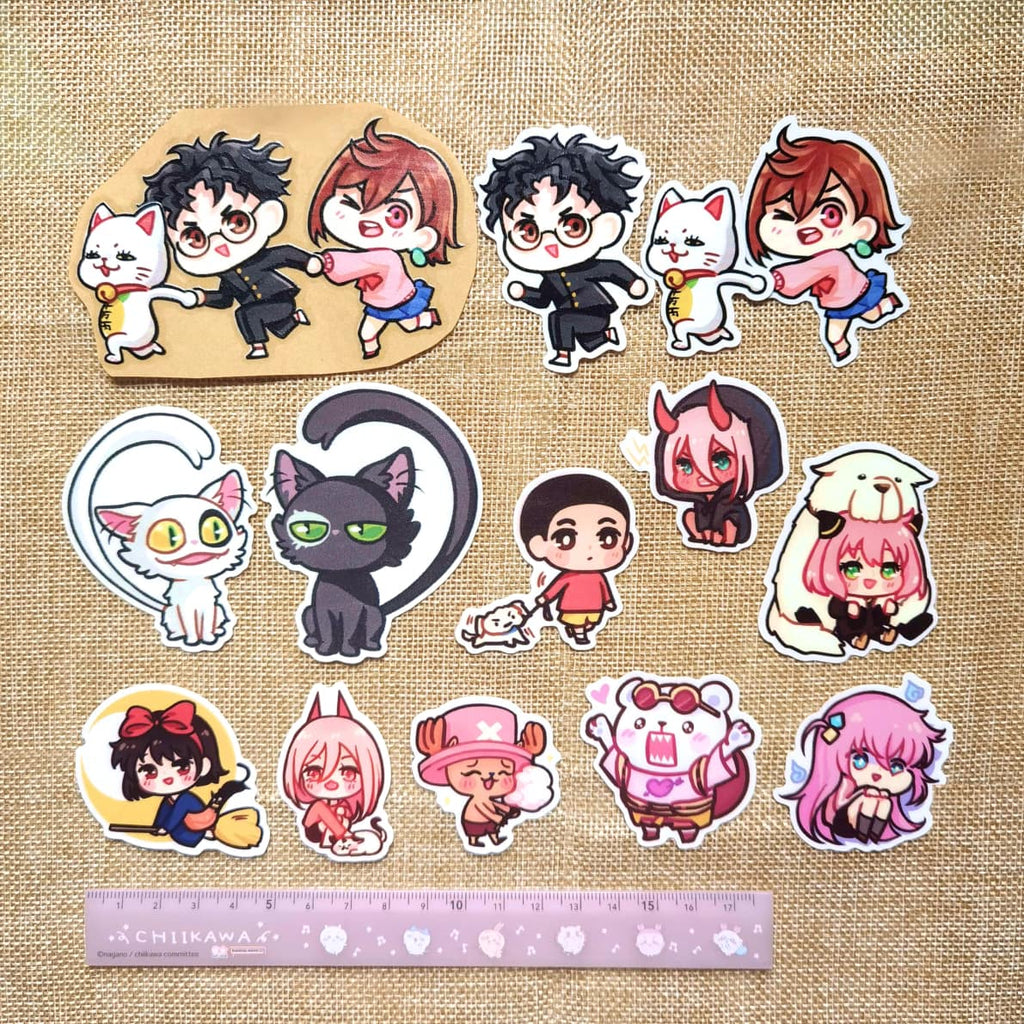 Assorted Anime Stickers