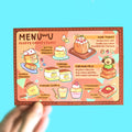 Fluffy Cakes & Toast | Menu Postcard Prints