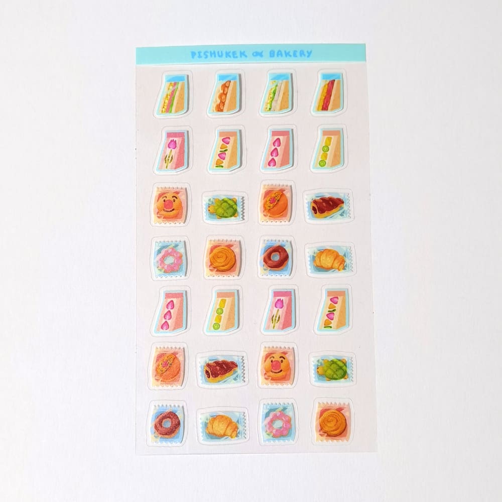 Bakery 1 Sticker Sheets