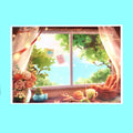 Cozy Window | Bakery Postcard Print