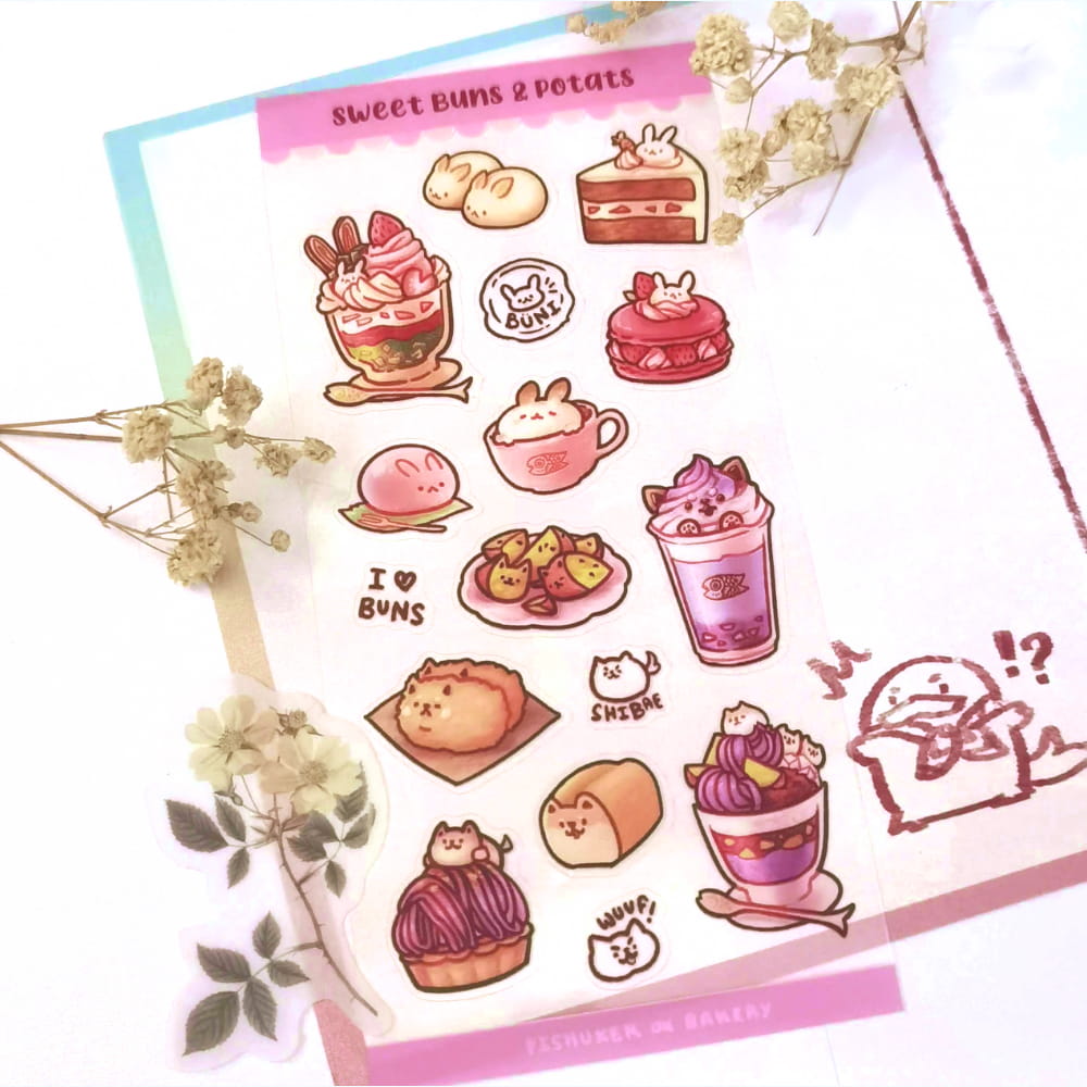 Bakery 1 Sticker Sheets