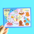 Gooey Sweets | Menu Postcard Prints