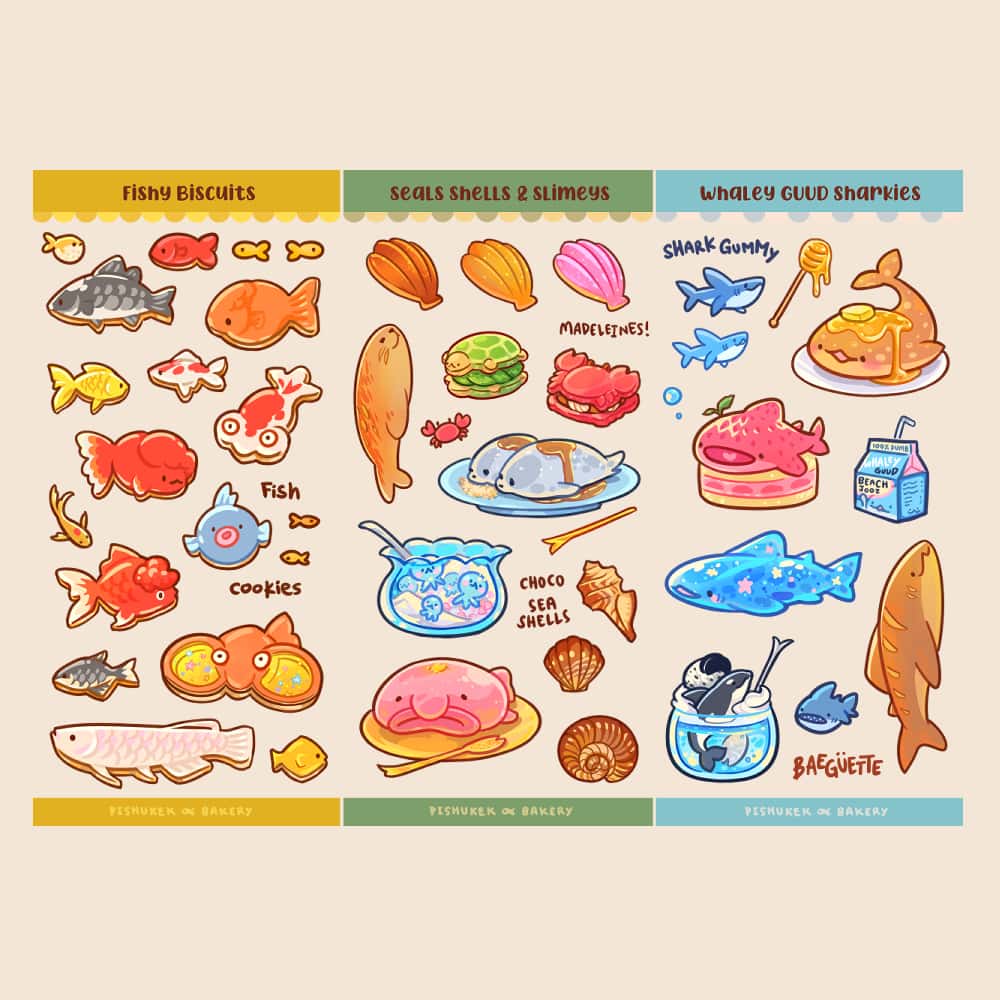 Bakery 2 Sticker Sheets