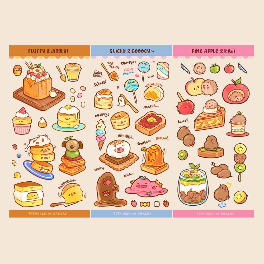 Bakery 2 Sticker Sheets