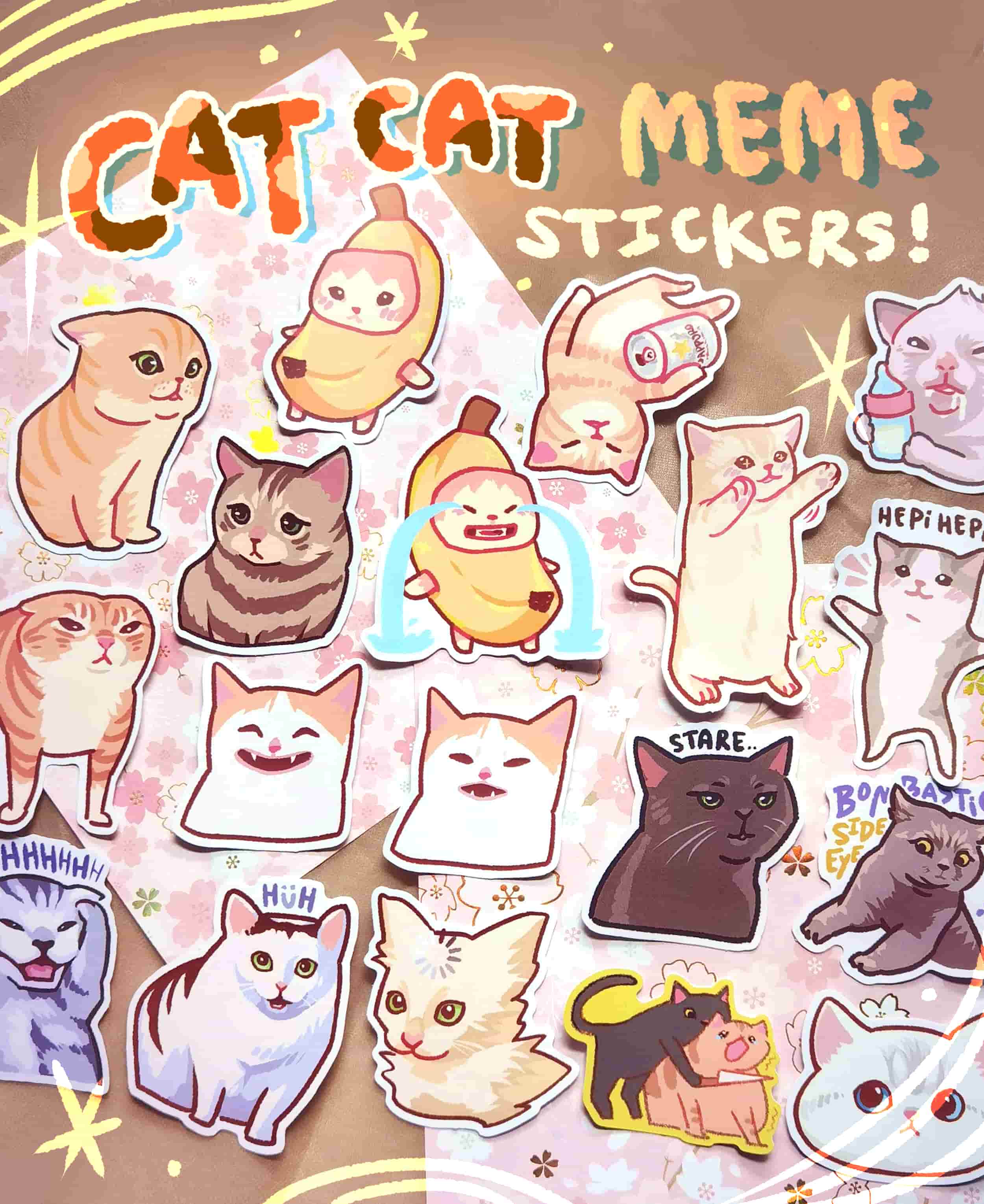 Meme Cat Stickers