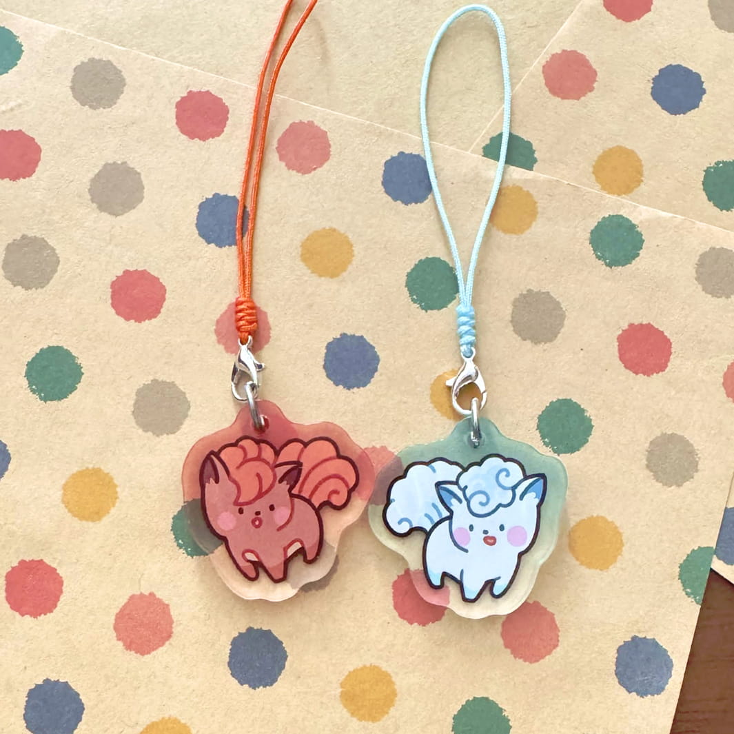 Matchy Pokes Phone charm