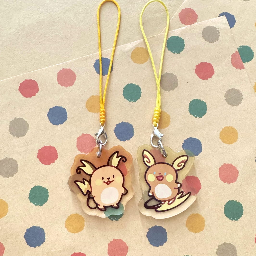 Matchy Pokes Phone charm