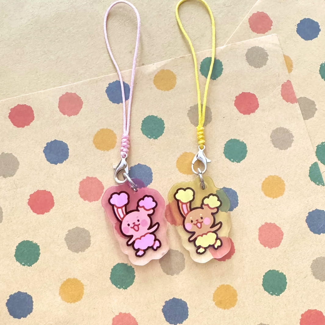 Matchy Pokes Phone charm