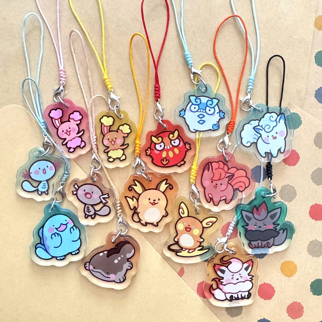 Matchy Pokes Phone charm