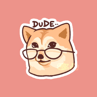 Meme dogs and Hawt Dawgs Stickers