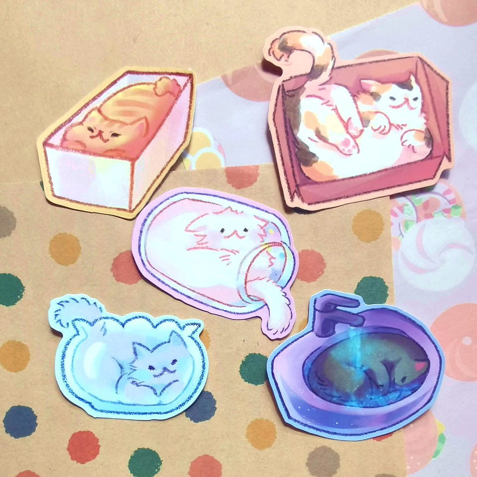 Cats Fundraising Stickers