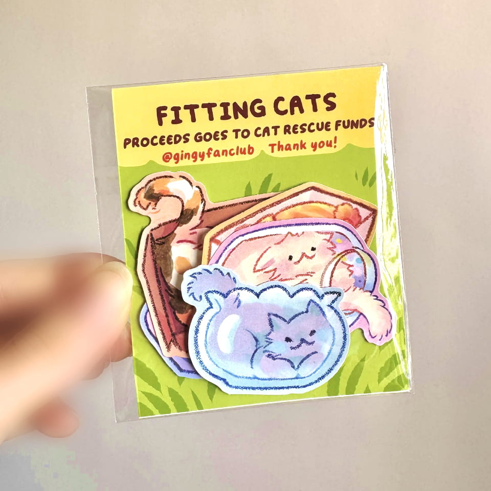Cats Fundraising Stickers