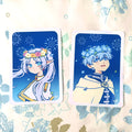 Frieren Himmel Print & Sparkly Stickers