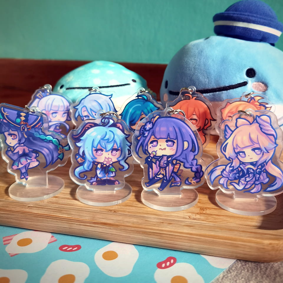 Genshin Impact Standee Keychains