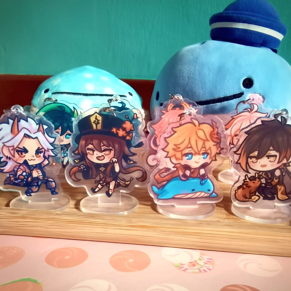 Genshin Impact Standee Keychains