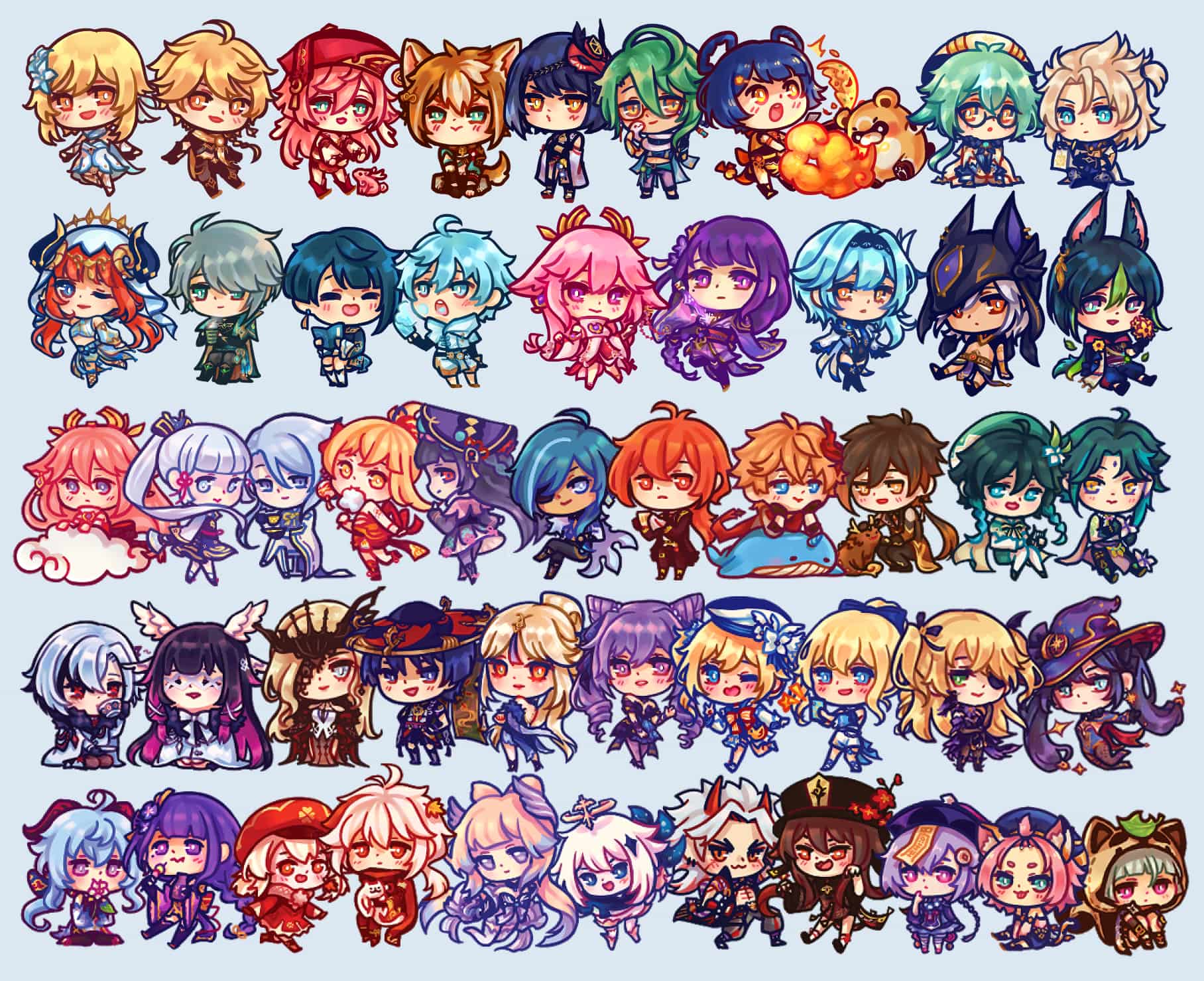 Genshin Impact Stickers