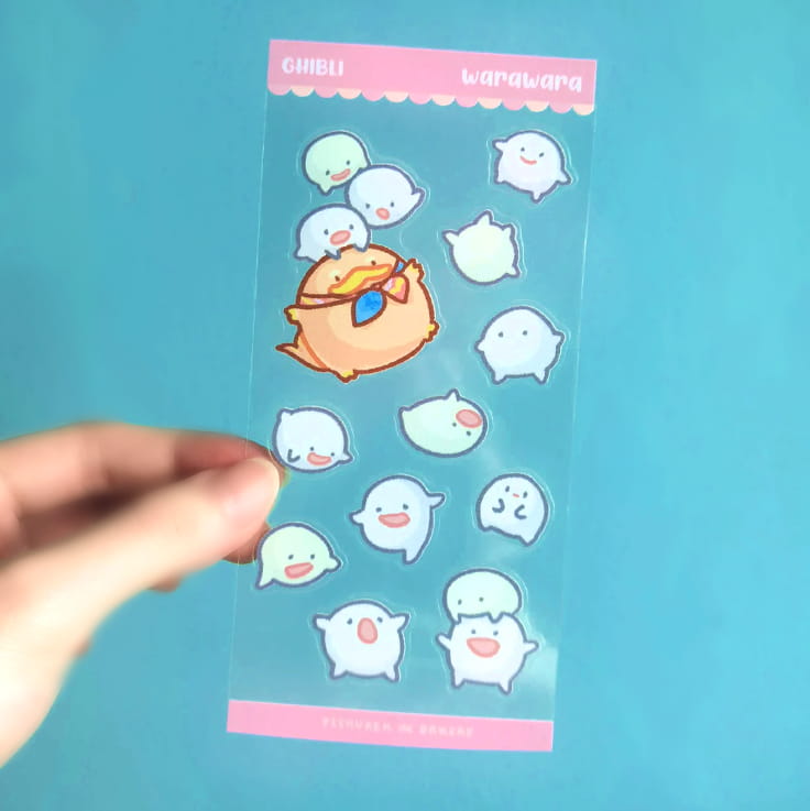 Soot sprites Wara wara Kodama Stickers