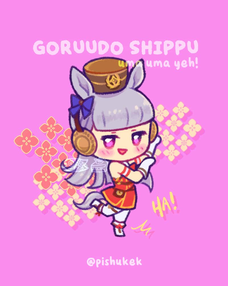 Uma Musume Standee Keychain