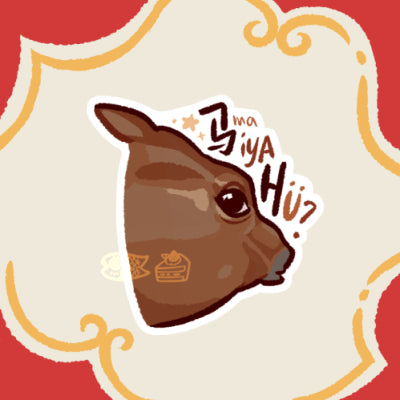 New Year Horse Stickers