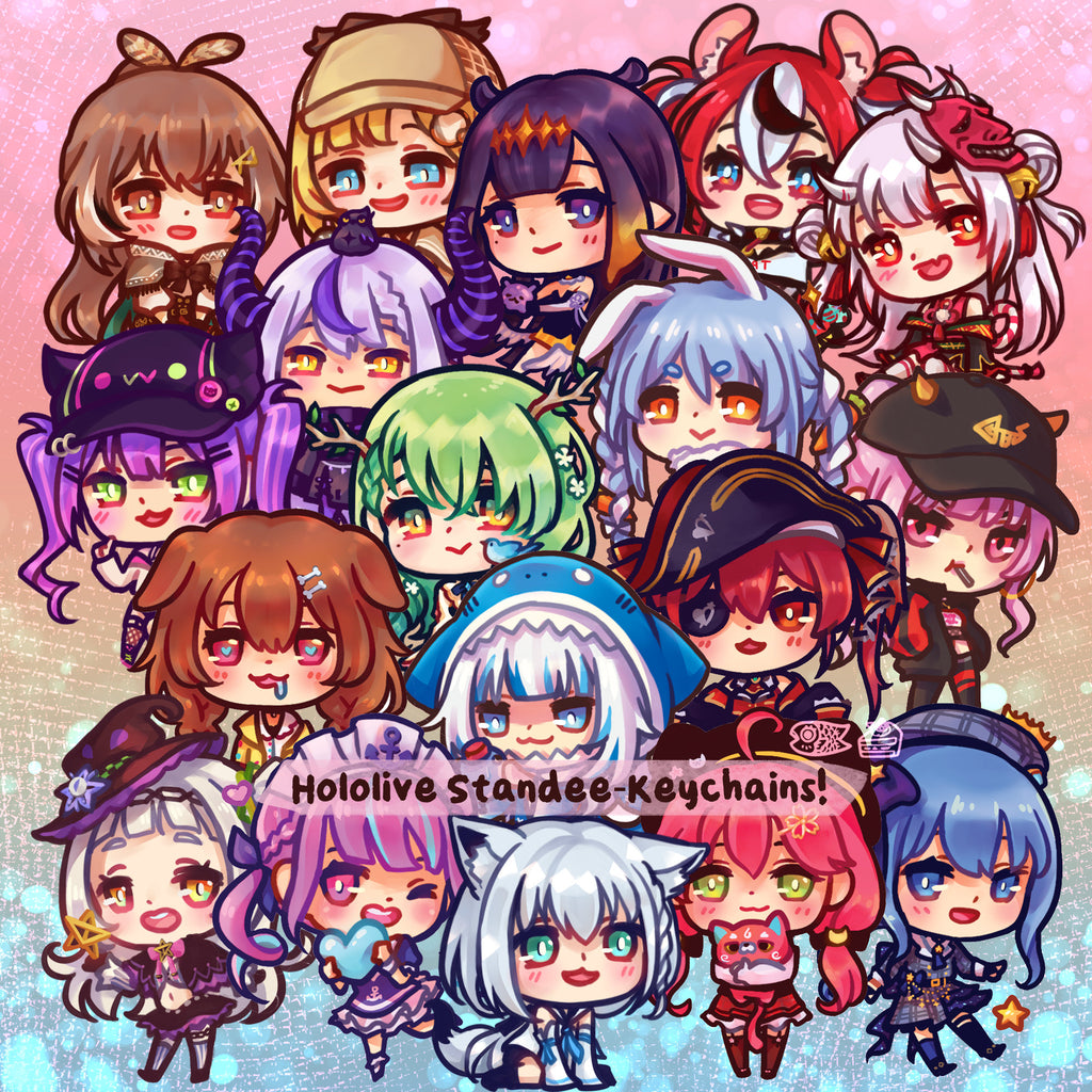 Hololive Standee Keychain