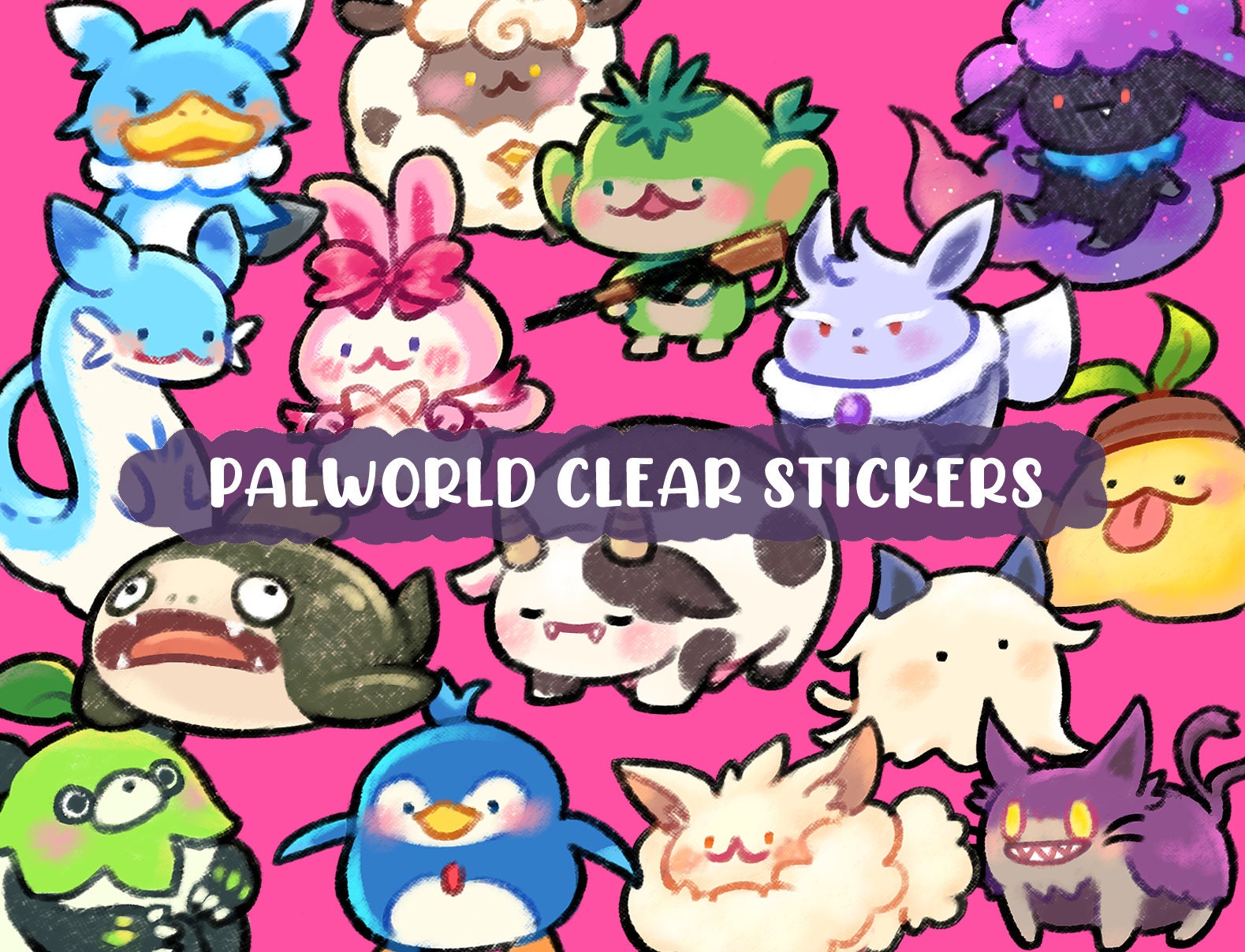 Palworld Sticker Sheet