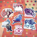 Relatable Bird Stickers