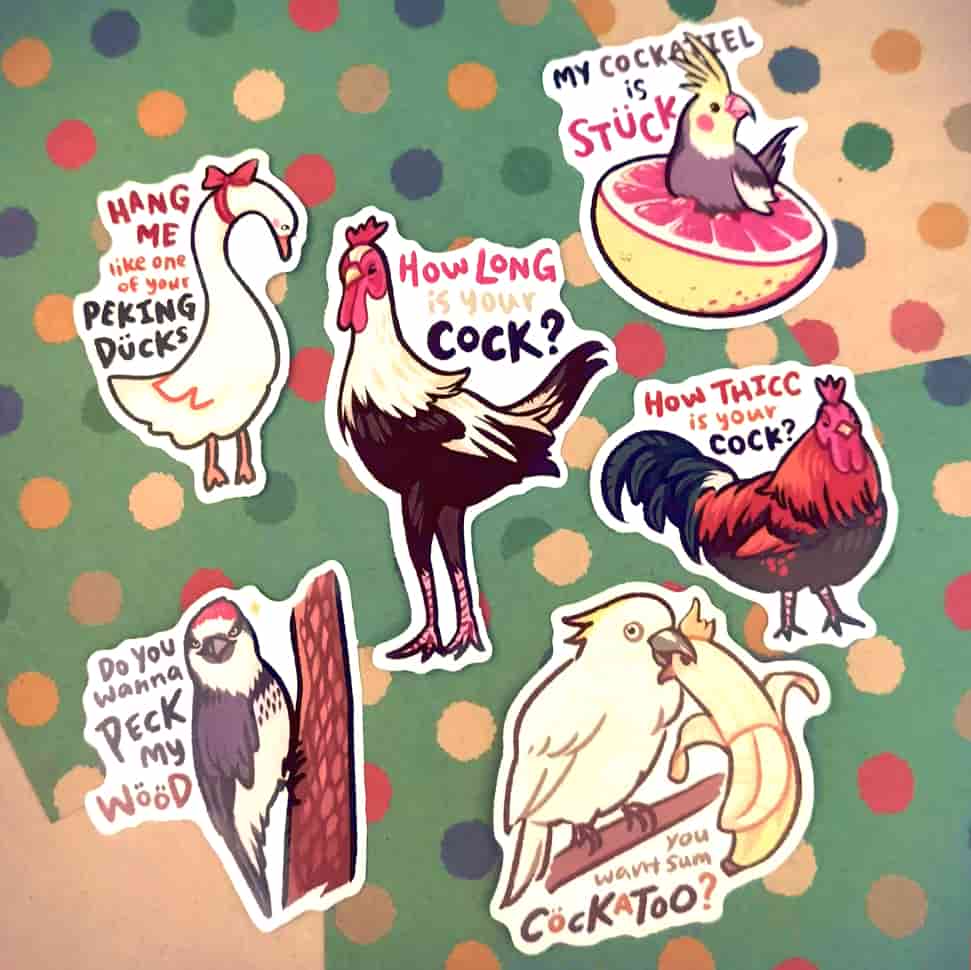 Sus bird NSFW Stickers
