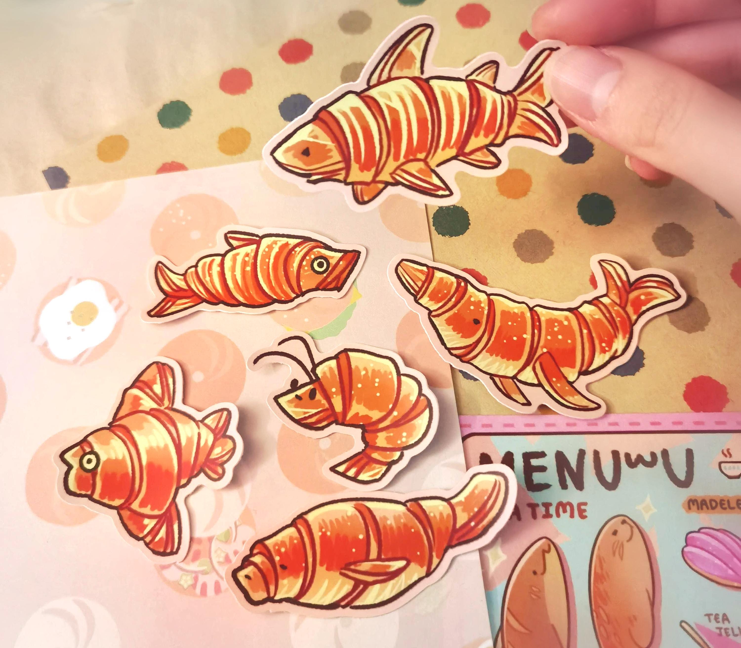 Sea croissants Stickers