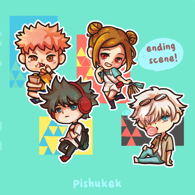 JJK Sticker Set