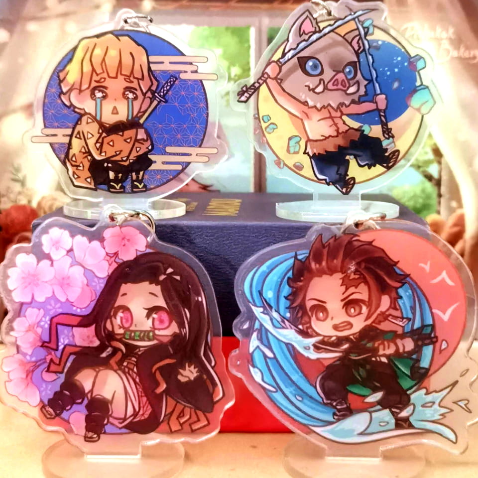 Demon Anime Standee Keychain