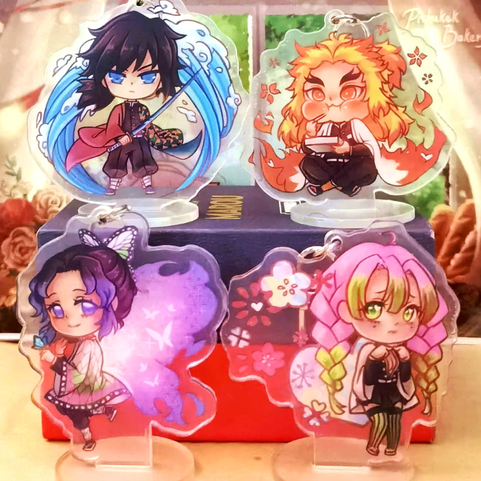 Demon Anime Standee Keychain