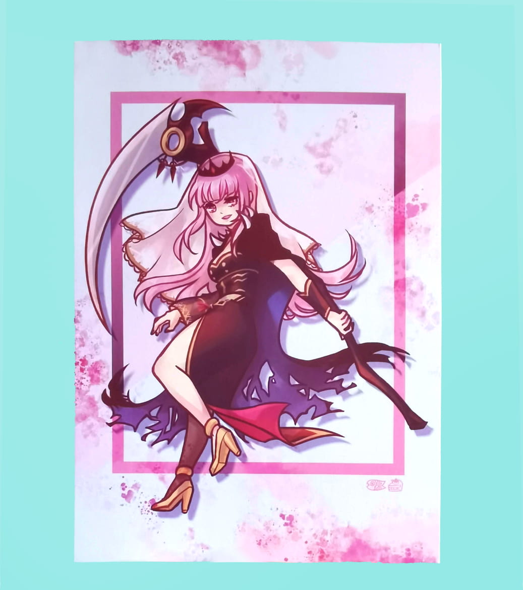 Mori Calliope Standee & Postcard Print
