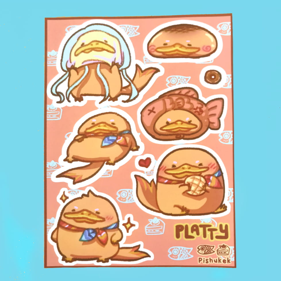 Platty Sticker Sheets