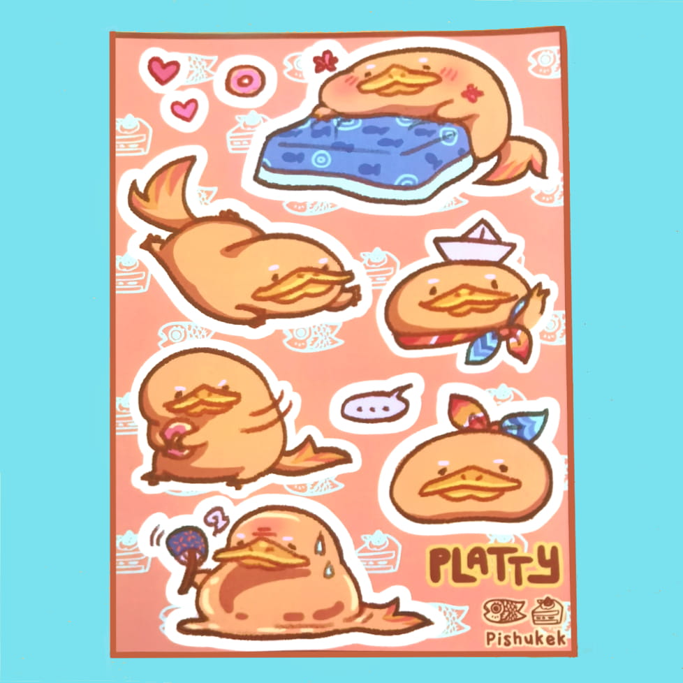 Platty Sticker Sheets