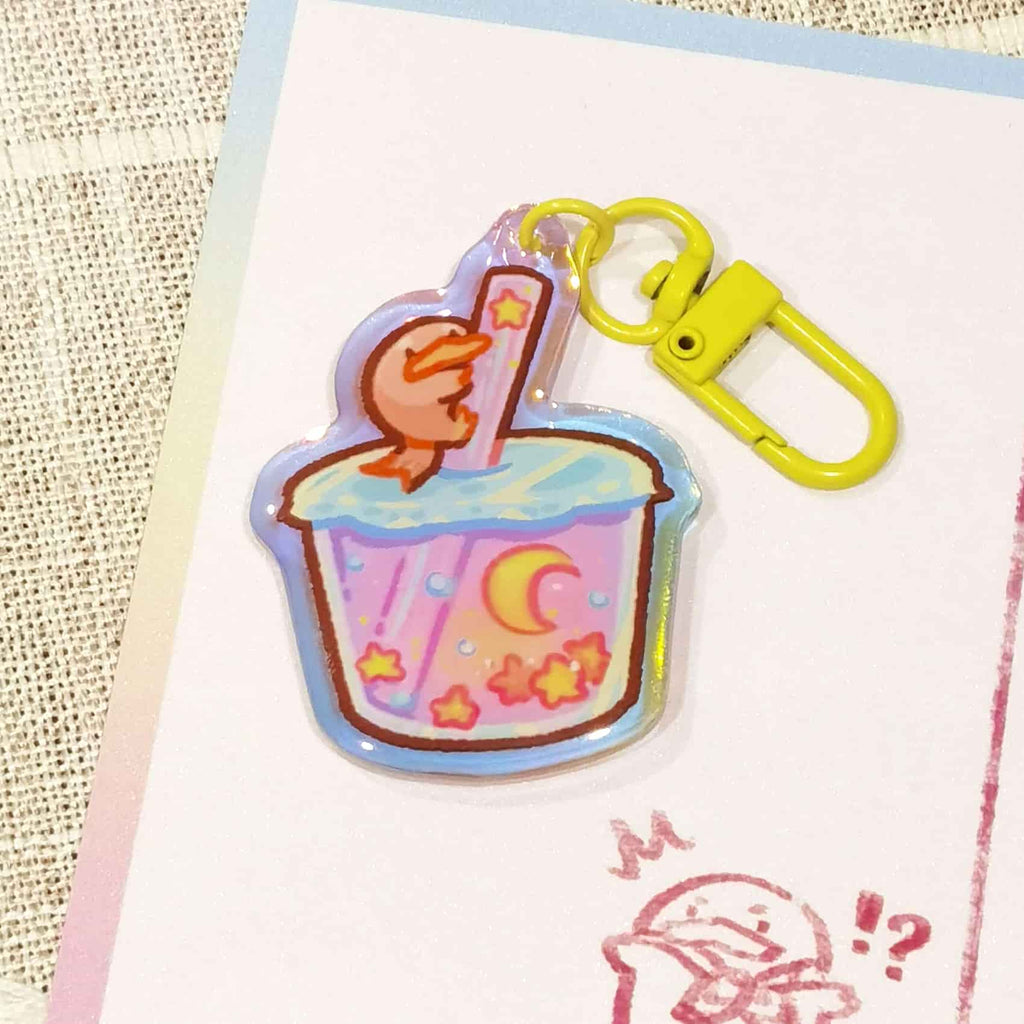 Bubble tea Keychain Charms