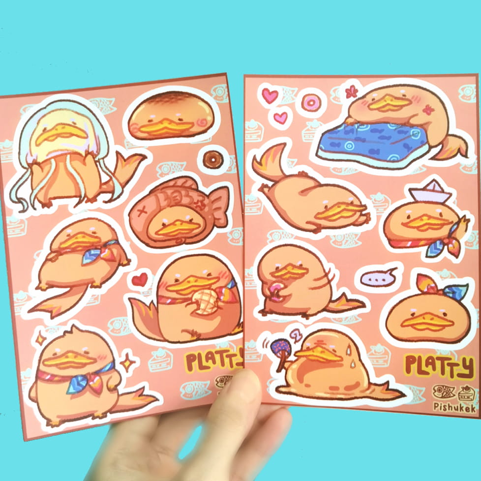 Platty Sticker Sheets