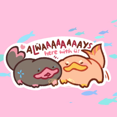 Assorted Platty & Bleppi Stickers