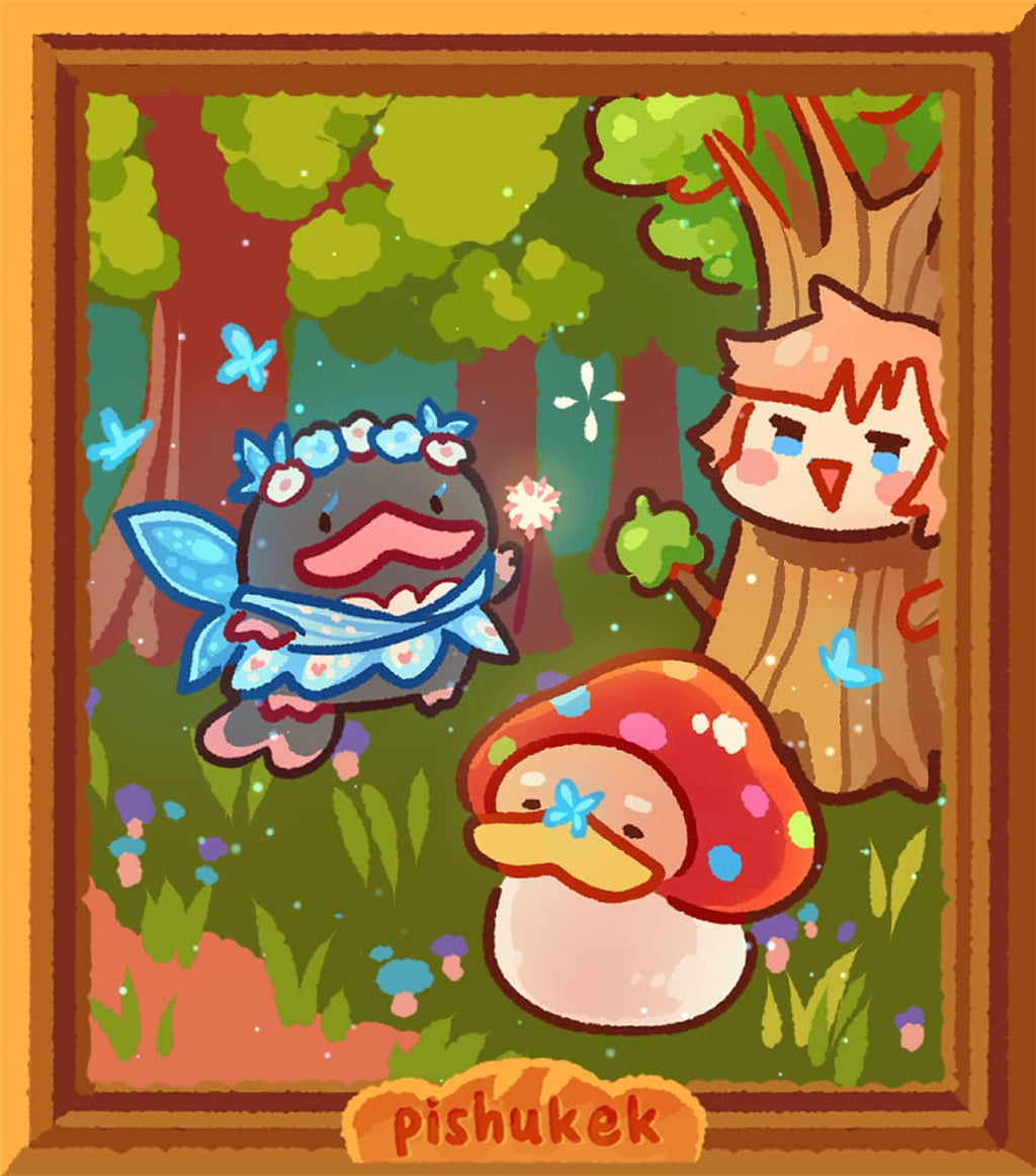 Pishu, Platty & Bleppi Sticker Sets