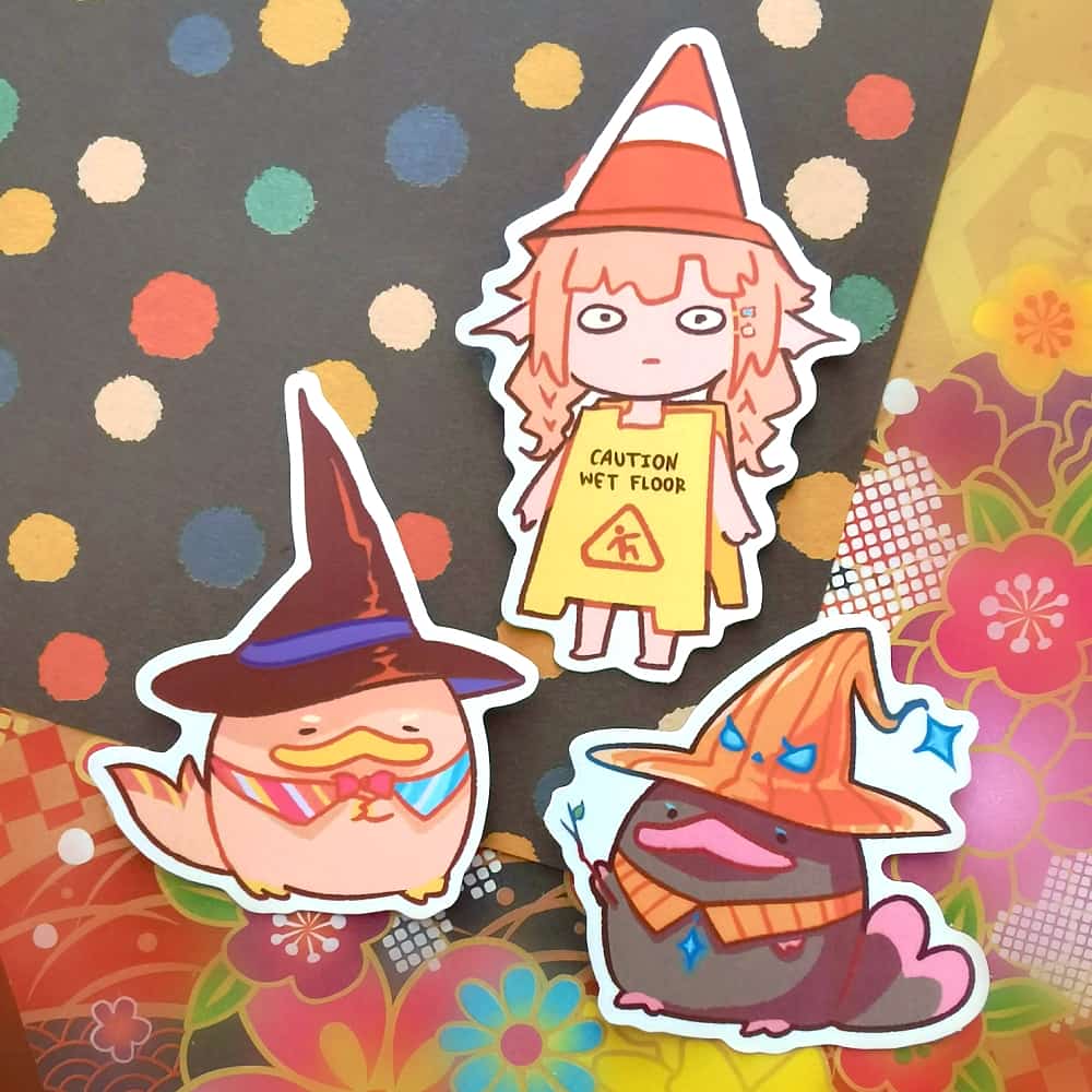 Pishu, Platty & Bleppi Sticker Sets
