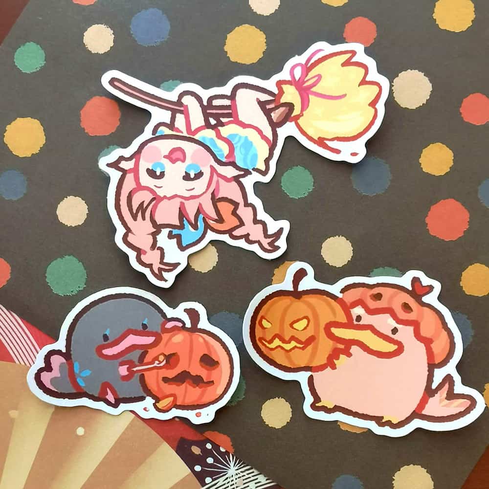 Pishu, Platty & Bleppi Sticker Sets