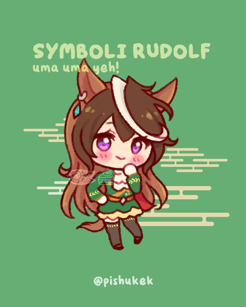 Uma Musume Standee Keychain