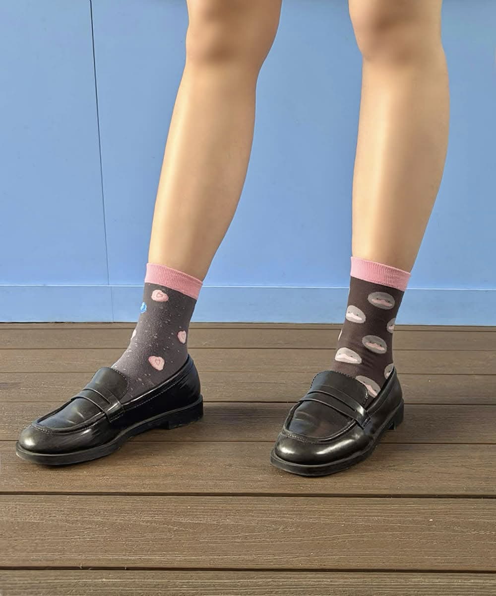 Platty Bleppi Roll Cake Socks