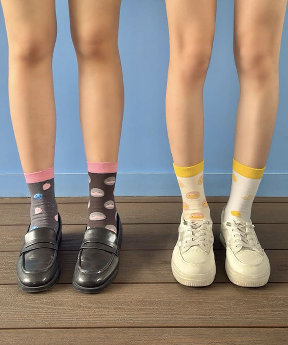 Platty Bleppi Roll Cake Socks