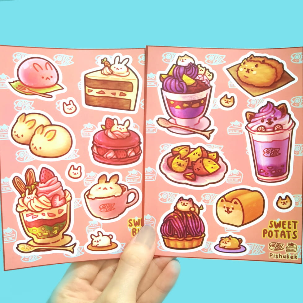 Sweets Sticker Sheets