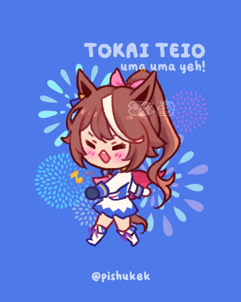 Uma Musume Standee Keychain