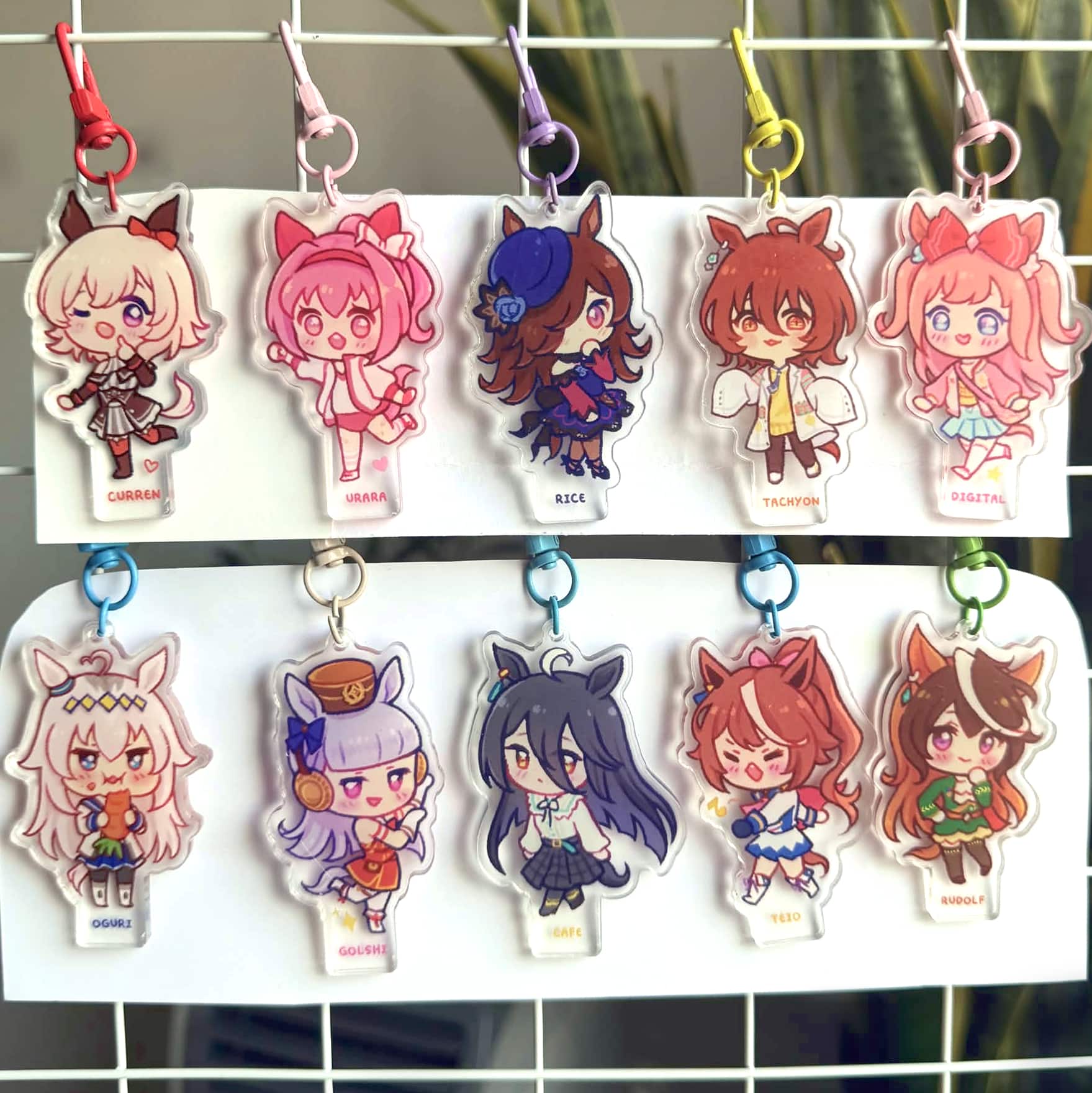 Uma Musume Standee Keychain