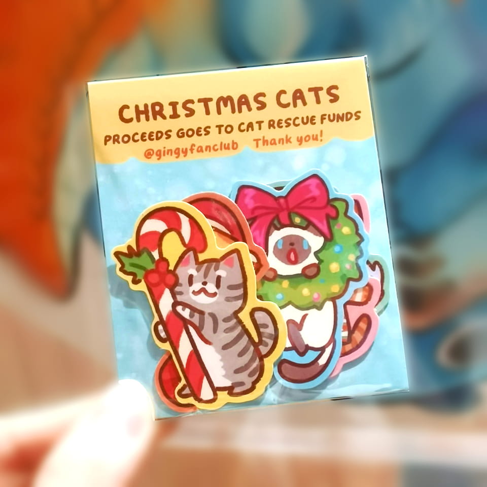 Cats Fundraising Stickers